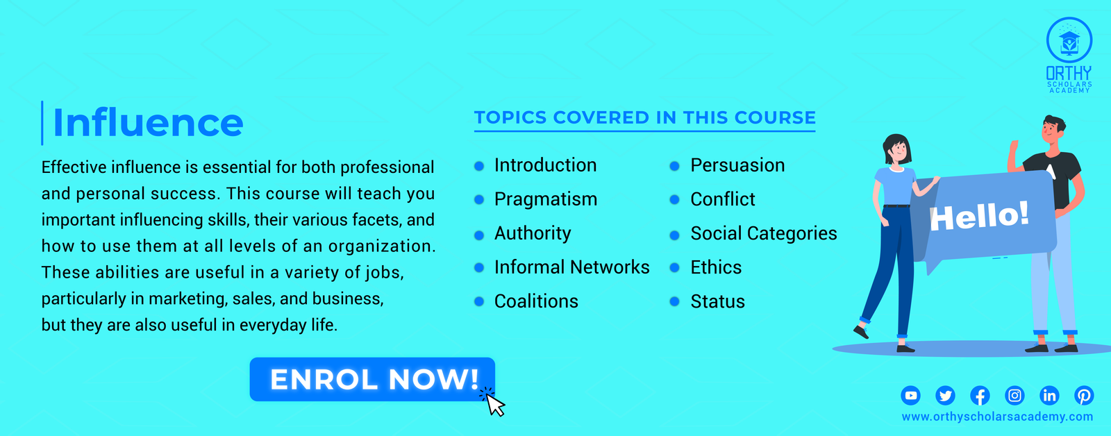 Influence, Communication & Leadership Bootcamp